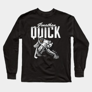 jonathan quick retro Long Sleeve T-Shirt